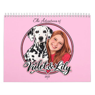 Calendário As Aventuras de Lily & Violet