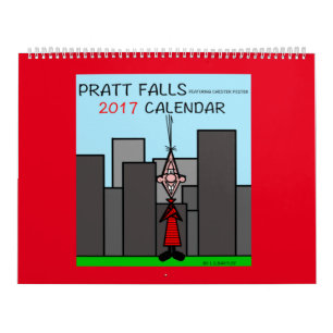 Calendário As quedas de Pratt que caracterizam Chester Pester