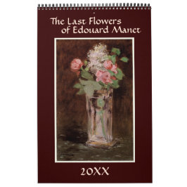 Calendário As últimas flores de Edouard Manet