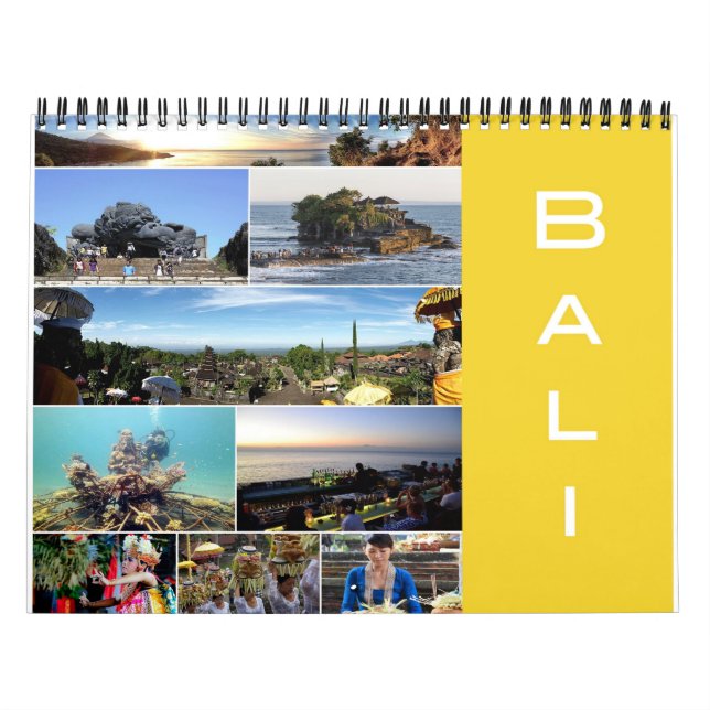 Calendário Ásia - Indonésia - Bali - (Capa)
