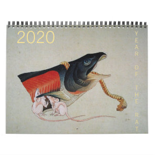 Calendário asiático do zodíaco da arte do ano d