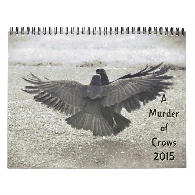 Calendário Assassinato dos corvos 2015 (Capa)
