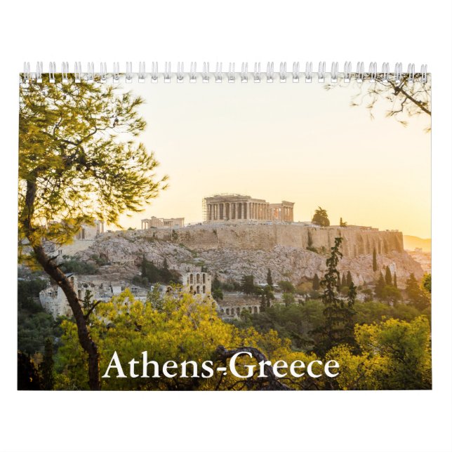 Calendário Atenas-Grécia (Capa)