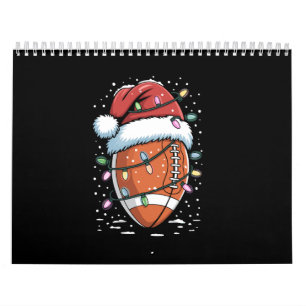 Calendário Atleta de Futebol Americano de Natal Esportivo