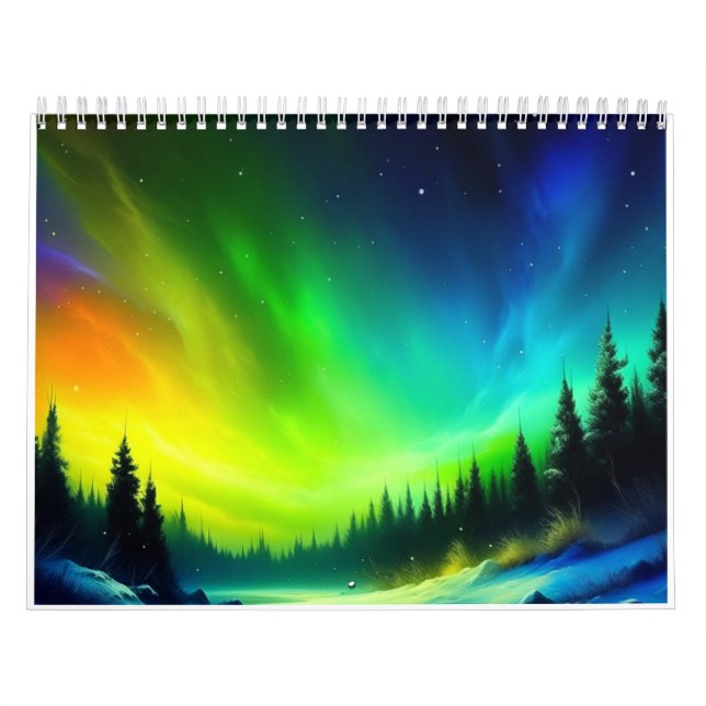 Calendário Aurora Borealis (Capa)