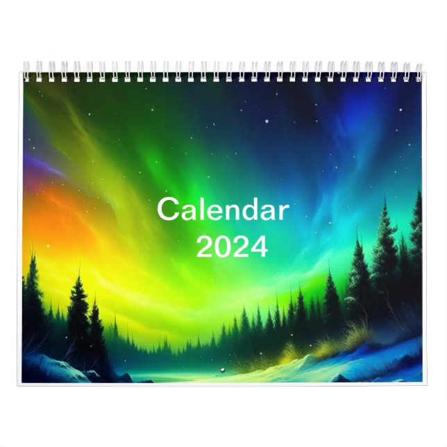 Calendário Aurora Borealis (Capa)