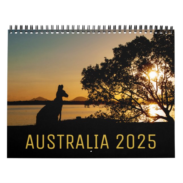 Calendário Austrália 2025 Paisagens Icônicas (Capa)