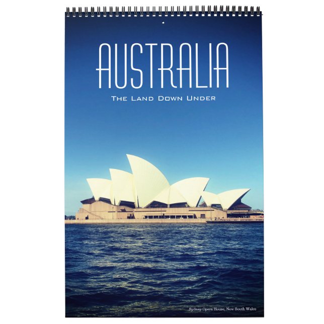 Calendário austrália em 2026 (com localizações) (Capa)
