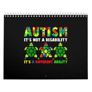 Calendário Autismo Não É Uma Consciência De Deficiência A
