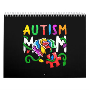 Calendário Autista  Dia da Consciência do Autismo Mãe