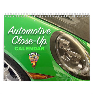 Calendário Automotive Close-Up Calendar