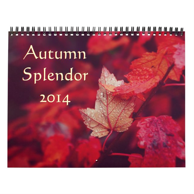 Calendário Autumn Splendor 2014 (Capa)