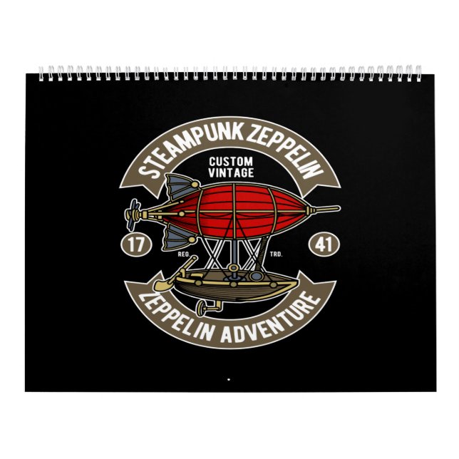 Calendário aventura zeppelin (Capa)