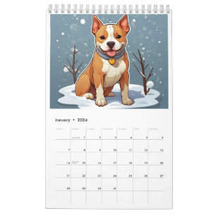 Calendário Aventuras AmStaff
