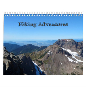 Calendário Aventuras de Caminhada na Colúmbia Britânica Cênic