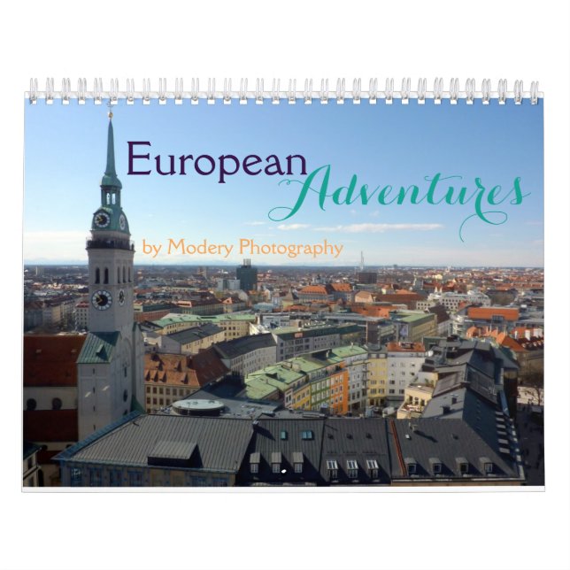 Calendário Aventuras européias (Capa)