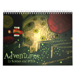 Calendário Aventuras na Ciência e Matemática