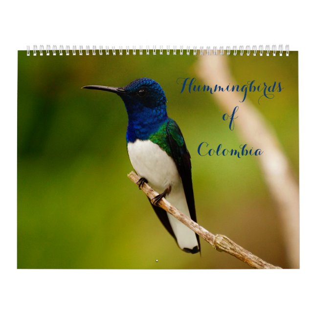 Calendário Aves da Colômbia (Capa)