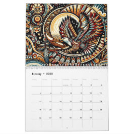 Calendário Aves Nativas Americanas