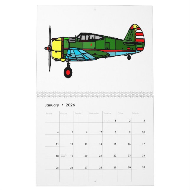 Calendário aviões, 2011 (Jan 2026)