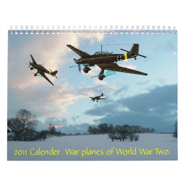 Calendário Aviões da Guerra do Calender de 2011... (Capa)
