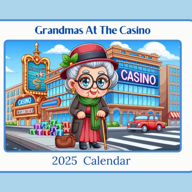 Calendário Avós No Casino 2025 (Grandmas At The Casino)