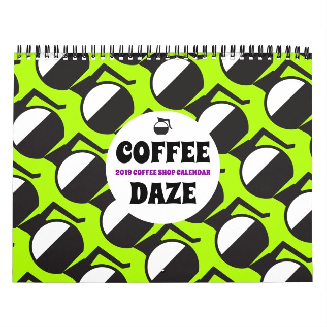 Calendário Azar de café: Personalização de Pop de Arte de Com (Capa)