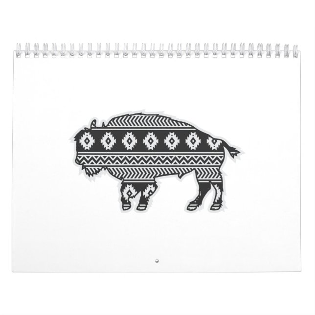 Calendário Aztec bison (Capa)