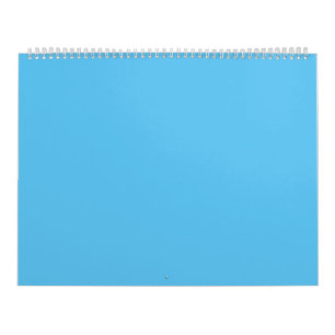 Calendário Azul Céu #5EC5F3, Hosta Azul