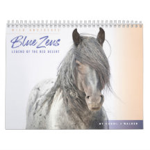 Calendário Azul Zeus Wild Horse