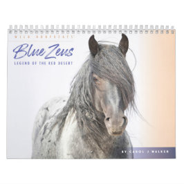 Calendário Azul Zeus Wild Horse