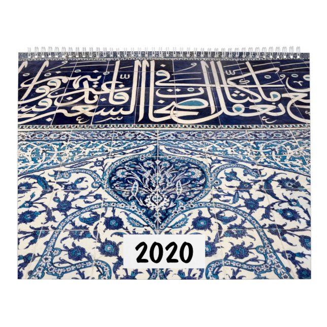 Calendário Azulejos Vintage iznik (Capa)