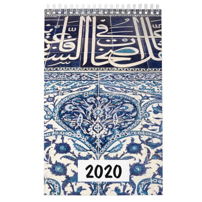 Calendário Azulejos Vintage iznik (Capa)