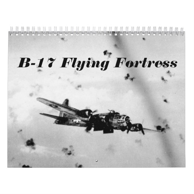 Calendário B-17 Fortaleza Voadora (Capa)