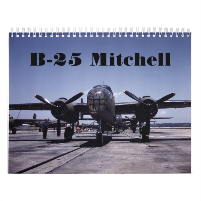 Calendário B-25 Mitchell (Capa)