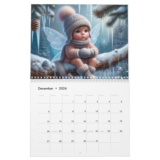 Calendário Baby Fairies (Dez 2026)