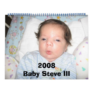 Calendário Baby Steve Calendar