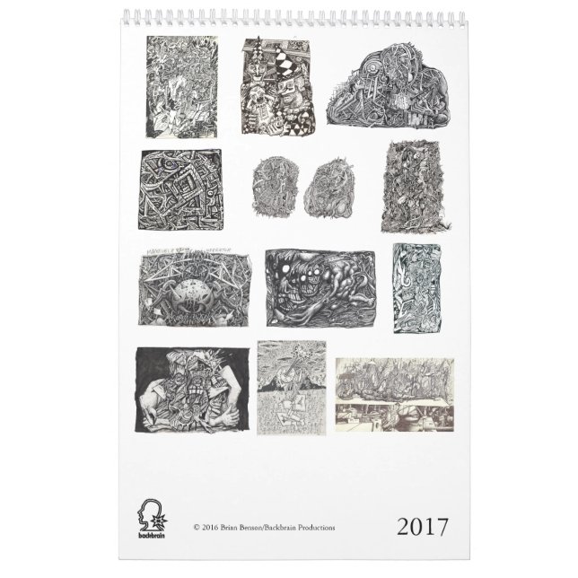 Calendário Backbrain 2017 (Verso)