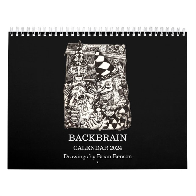 Calendário Backbrain 2024 (Página Dupla) (Capa)