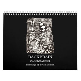Calendário Backbrain Calendar 2026 (Double-Page)