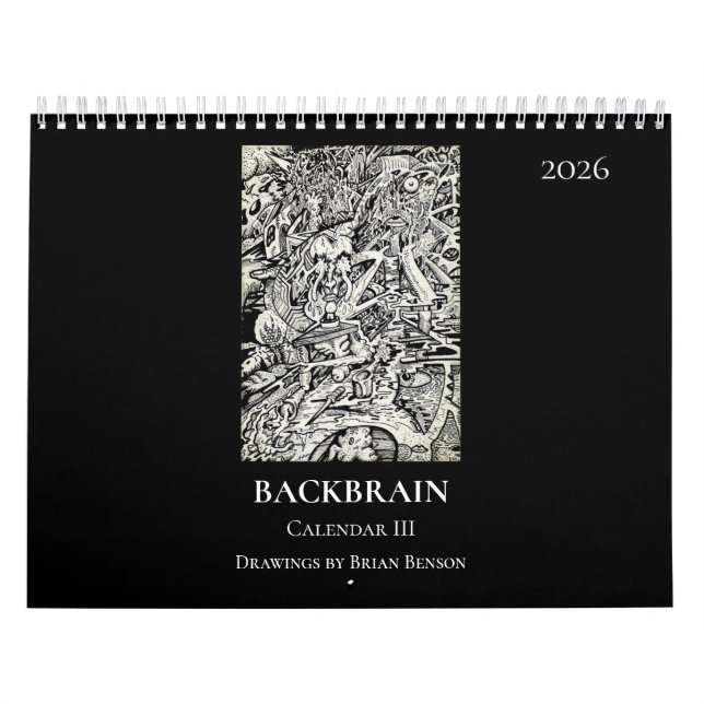 Calendário Backbrain Calendar III 2026 (Double Page) (Capa)
