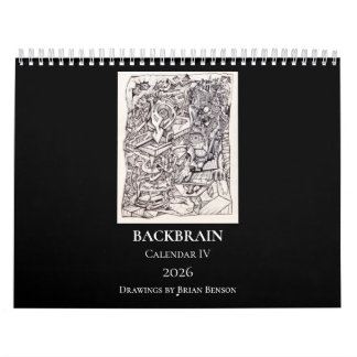 Calendário Backbrain Calendar IV 2026 Double-page