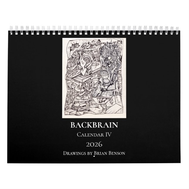 Calendário Backbrain Calendar IV 2026 Double-page (Capa)