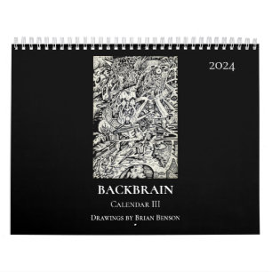 Calendário Backbrain III 2024 (Página Dupla)
