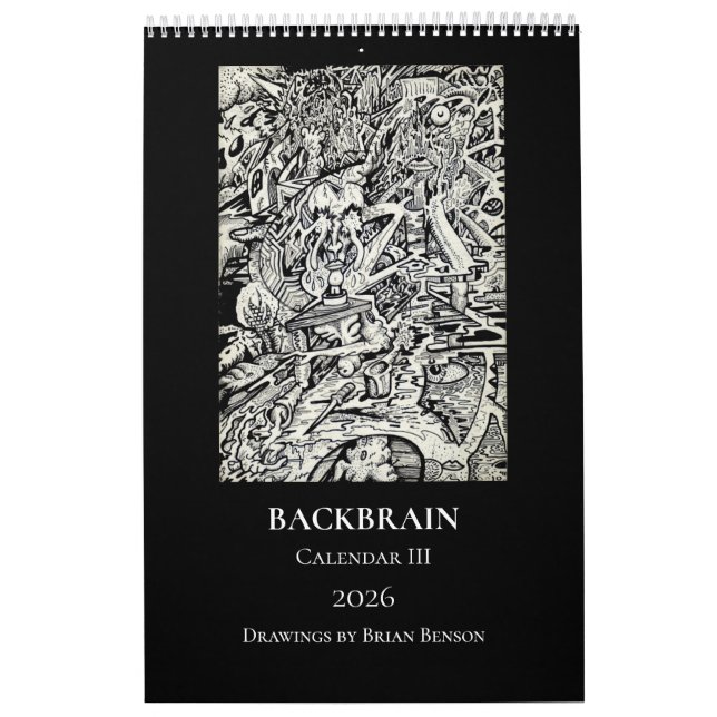 Calendário Backbrain III 2026 (Página Única) (Capa)