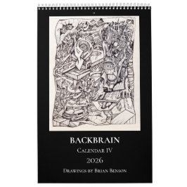 Calendário Backbrain IV 2026, Página Única