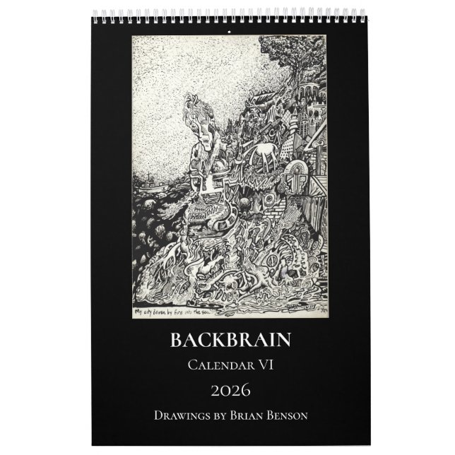 Calendário Backbrain VI, 2026, Página Única (Capa)