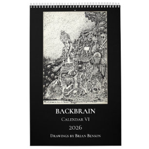Calendário Backbrain VI, 2026, Página Única