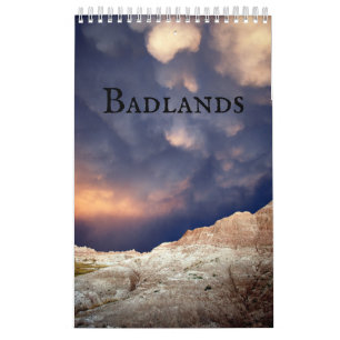 Calendário Badlands of South Dakota