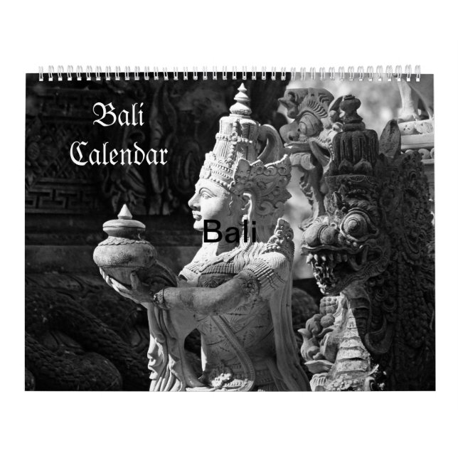 Calendário Bali, Indonésia (Capa)